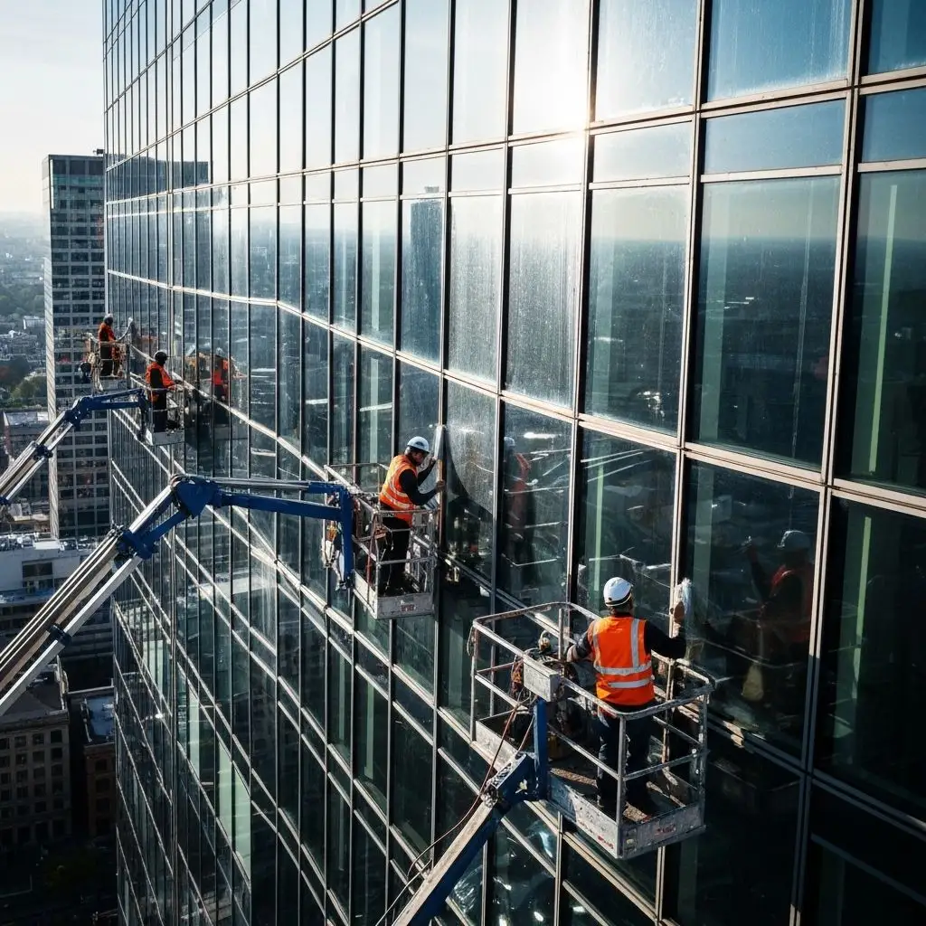 تنظيف الواجهات الزجاجية في جده